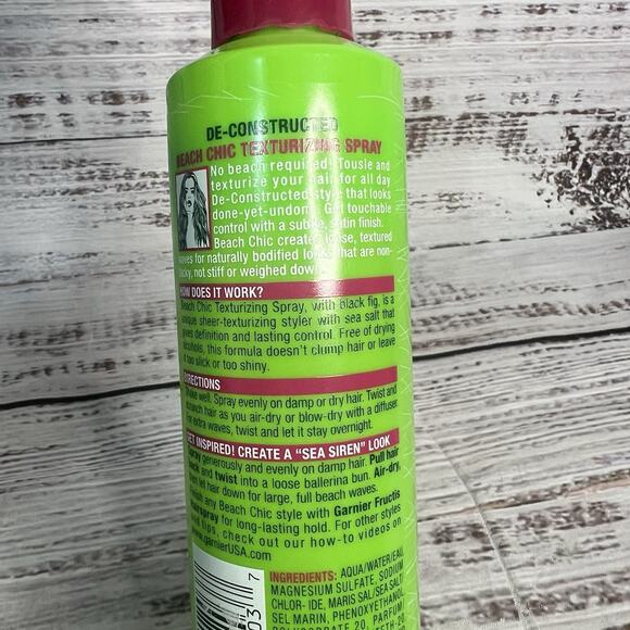 Garnier Fructis De-Constructed Beach Chic Texurizing Spray - EXTRA strong Hold - Picture 2 of 8